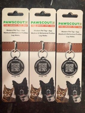 Scout Smart Pet Tag - Black (Single)